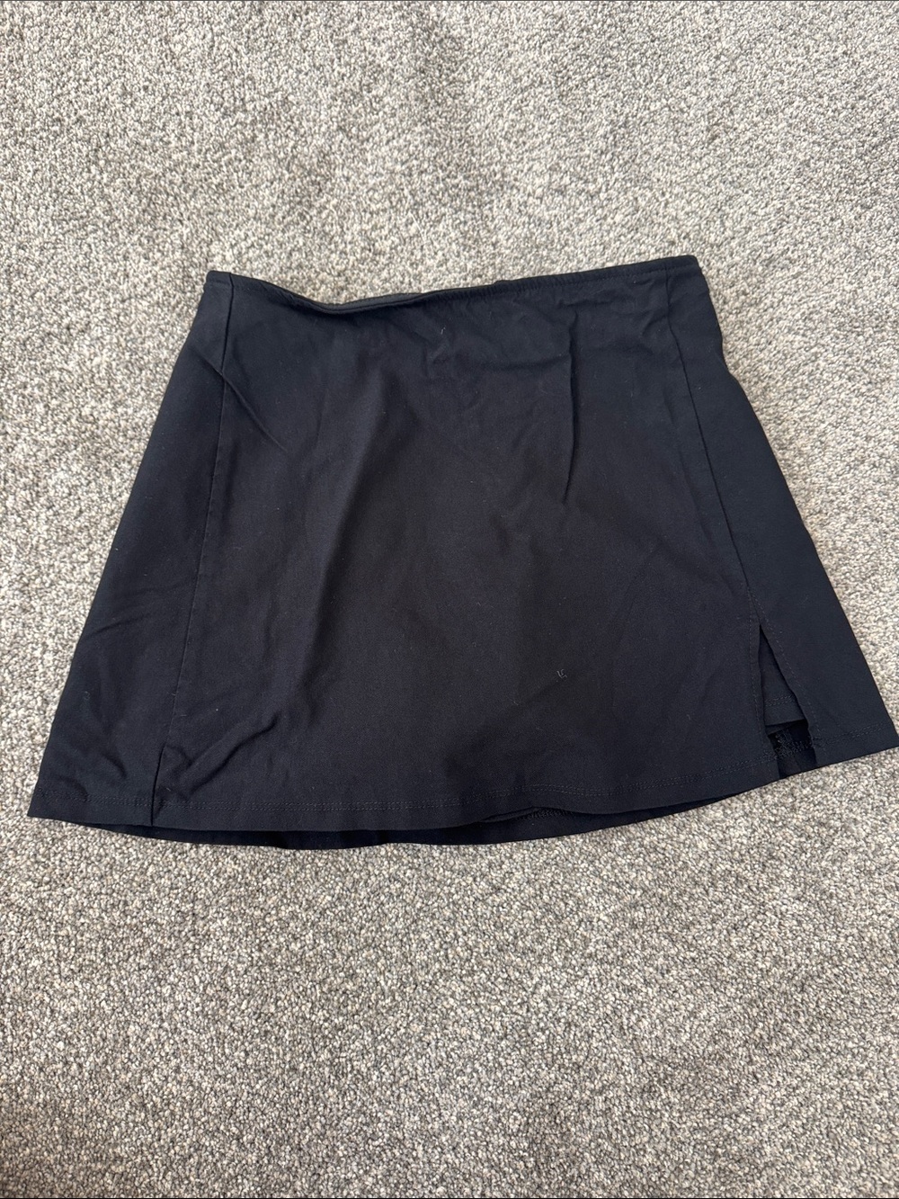 Target Black Mini Skirt with Side Slit